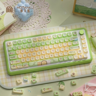 Forest Fairy Tale 104+8 / 16 MCA Profile Keycap Set Cherry MX PBT Dye-subbed for Mechanical Gaming Keyboard